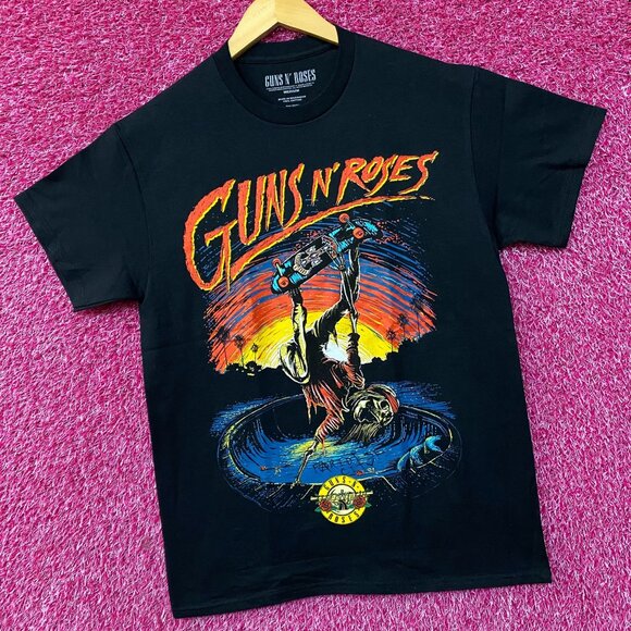 Guns N Roses Skate Appetite For Destruction Album T-Shirt Medium - Picture 3 of 4